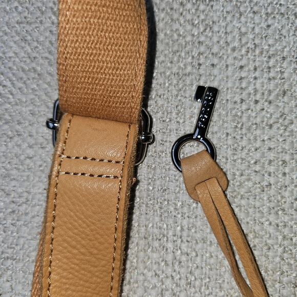 Fossil Soft Vintage Shoulder Bag Crossbody Plyable Leather Clean 12x15 - Picture 4 of 10